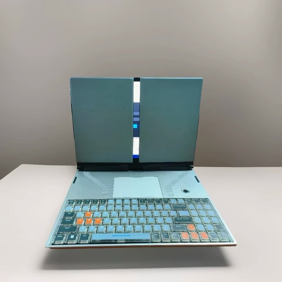 RAM 16G ROM 128G-1TB 16inch+10.5" +10.5" Three Screen Syncretism i5-1235U ultra Slim Aluminum Mechanical Backlit Keyboard LAPTOP - Image 2
