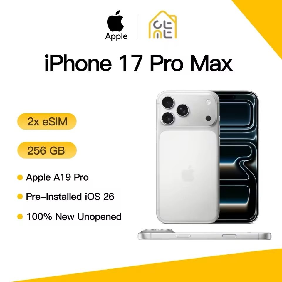 Apple iPhone 17 Pro Max Original Fully Unlocked ESIM 120Hz 6.9' Super Retina XDR OLED A19 Pro Chip Triple 48MP Brand New Sealed - Image 4