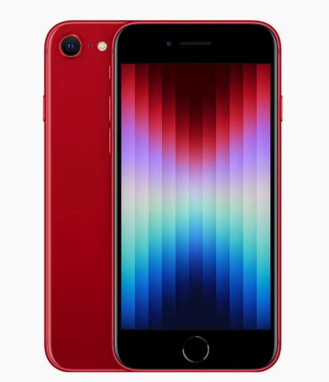 Original iPhone SE 3 (2022) 5G SE3 4.7" Unlocked 64/128GB ROM IOS Fingerprint A15 Bionic IPS LCD NFC Small Screen Phone