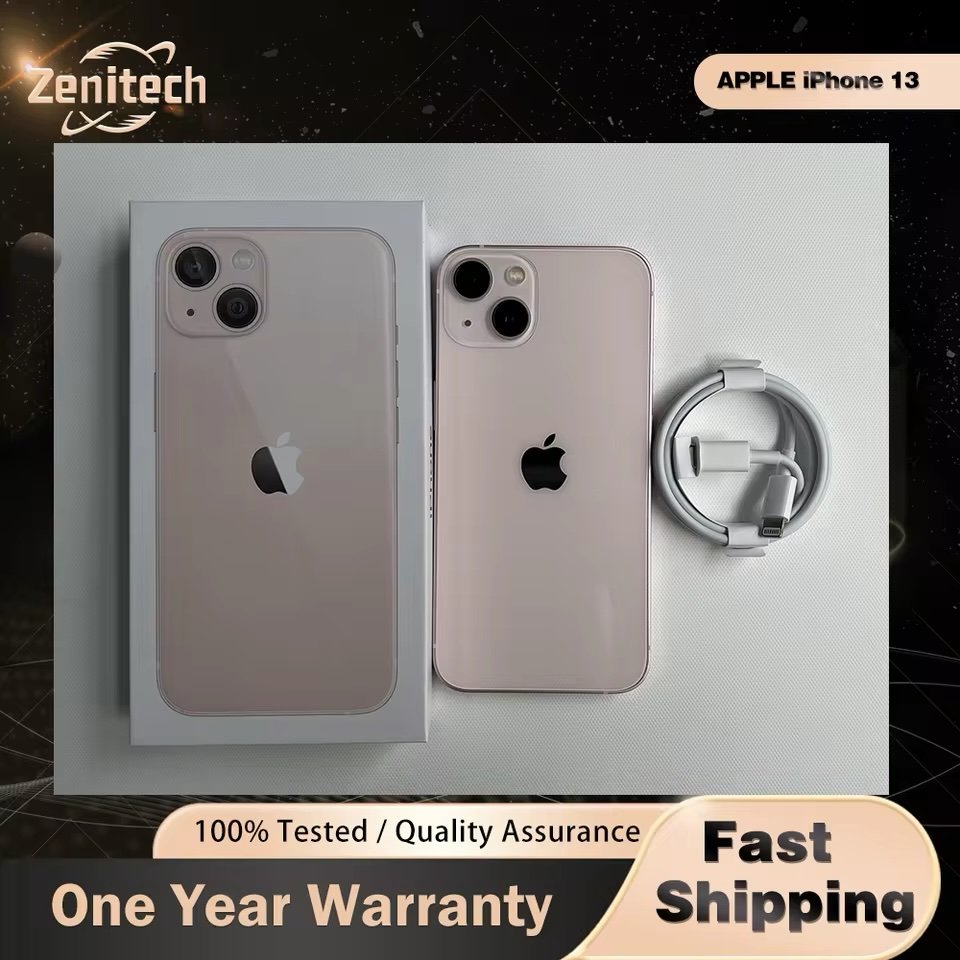 Origina Apple iPhone 13 CN Version Dual SIM Card 5G 6.1' Super Retina XDR OLED 12MP Face ID NFC 99% New iphone 13 Mobile Phone - Image 3