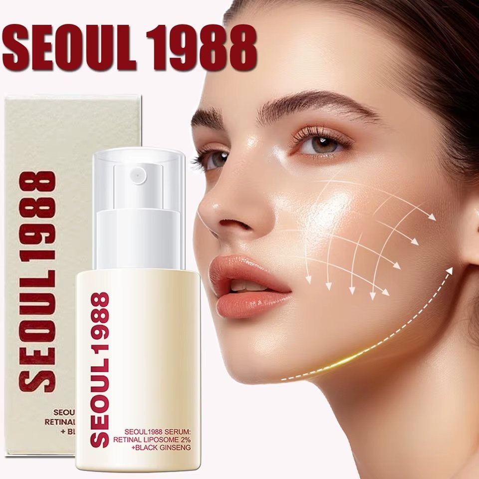 SEOUL 1988 Retinol Face Serum Fade Fine Wrinkle Moisturizing Whitening Remove Spot Shrink Pores Beauty Skin Care - Image 2