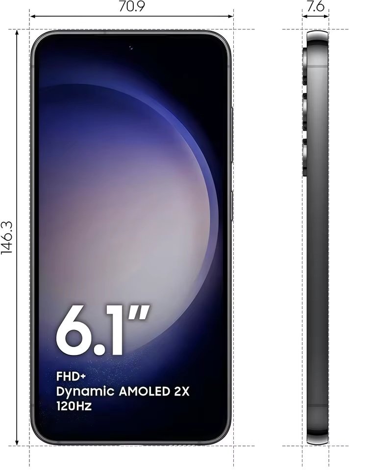 Original Samsung Galaxy S23 5G S911U1 S911B S9110 S911N 128/256/512GB ROM 6.1" AMOLED SIM Free Android Cell Phone Virtually New - Image 2