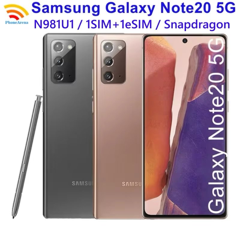 Samsung Galaxy Note20 Note 20 5G N981U N981B N9810 6.7" AMOLED 128GB ROM 8GB RAM NFC Snapdragon Octa Core Original Cell Phone - Image 4