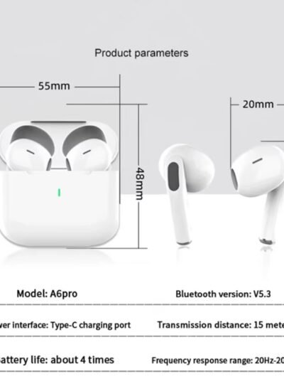New Air Pro True Wireless Bluetooth Earphones Headphones HiFi Sound Latency ANC Noise Reduction Earbuds for IPhone Android