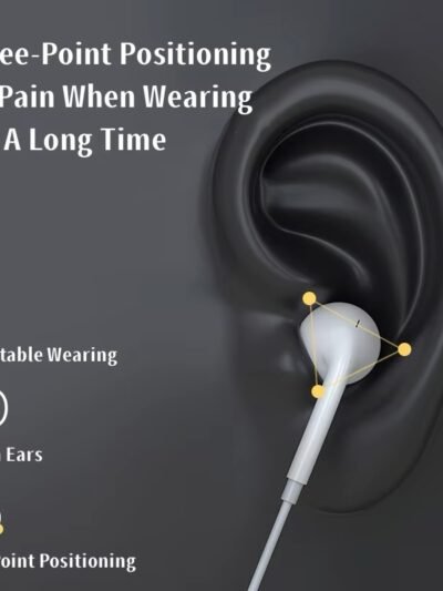 TypeC Wired Headphone Suitab For iPhone15 16 Earbuds Xiaomi 17 15 14 13 12 3.5MM AUX Redmi K40 Huawei Samsung Laptop With Mic