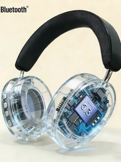 TD-20 Wireless Headphone 3D Spatial Audio Earphone Bluetooth 5.3 Headset 40mm Driver Over Ear Headphone 24H for Mobile Phone PC