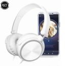 Wired Headphones Over Ear Headsets HD Sound Bass HiFi Sound Music Stereo Earphone Flexible Adjustable Headset For PC Phone