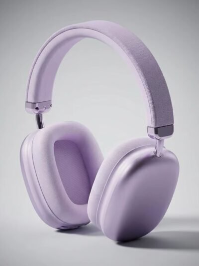Fabric Headband Over-Ear Headphones Wireless Stereo HiFi Headset Adjustable Metal Rod Outdoor Music Noise Cancelling Earphones